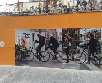 affiche bruxelles vélo ensemble