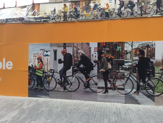 affiche bruxelles vélo ensemble